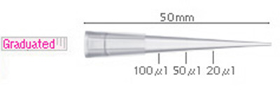 刻度標準型吸管尖 200uL | 百朗國際 2